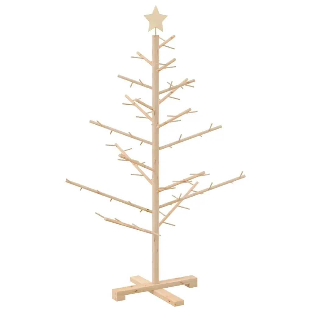 125cm Wooden Christmas Tree with Stand