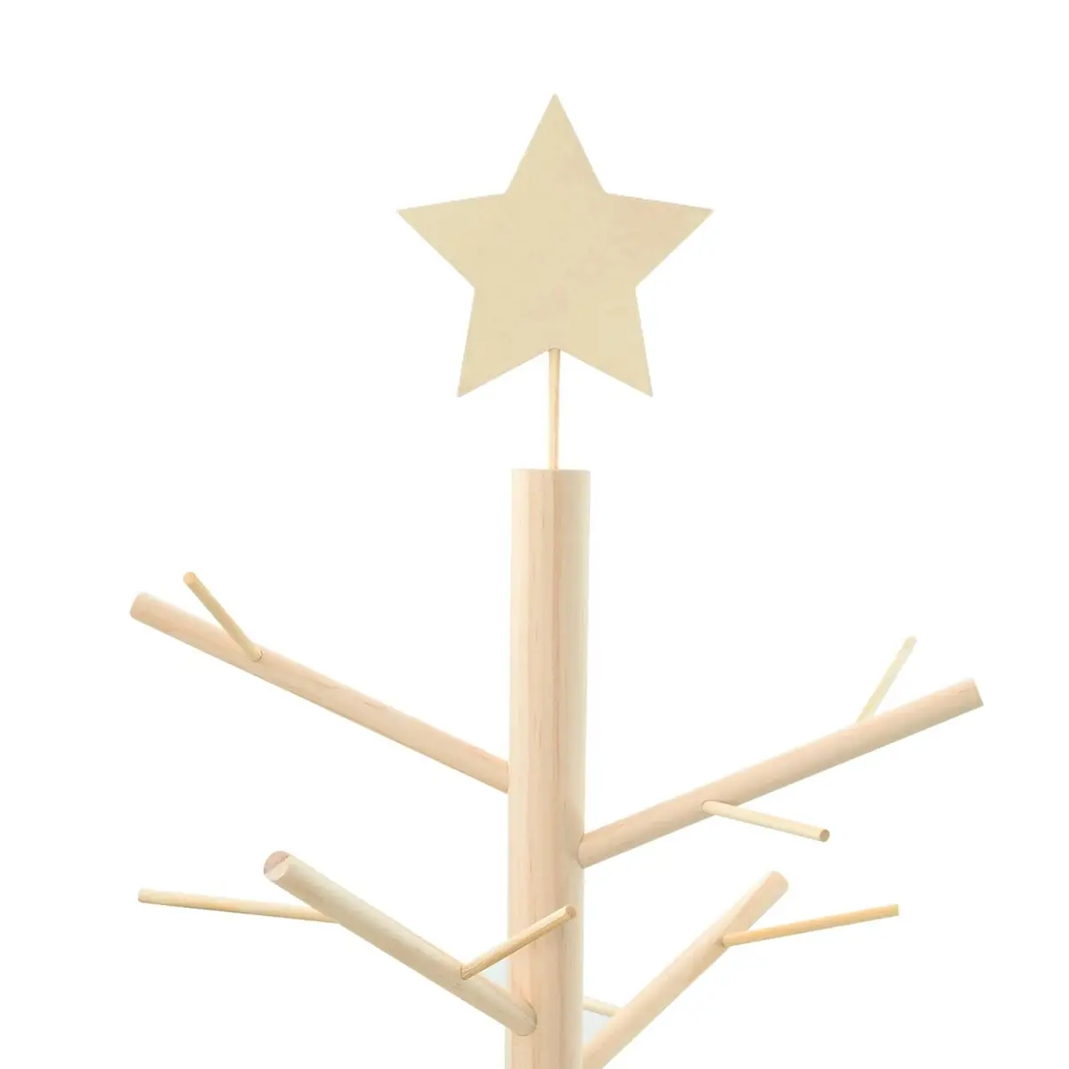 125cm Wooden Christmas Tree with Stand