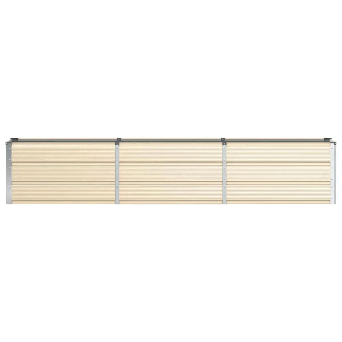 Steel Planter Indoor Outdoor 240 x 40 x 45 cm Garden Patio Raised Bed
