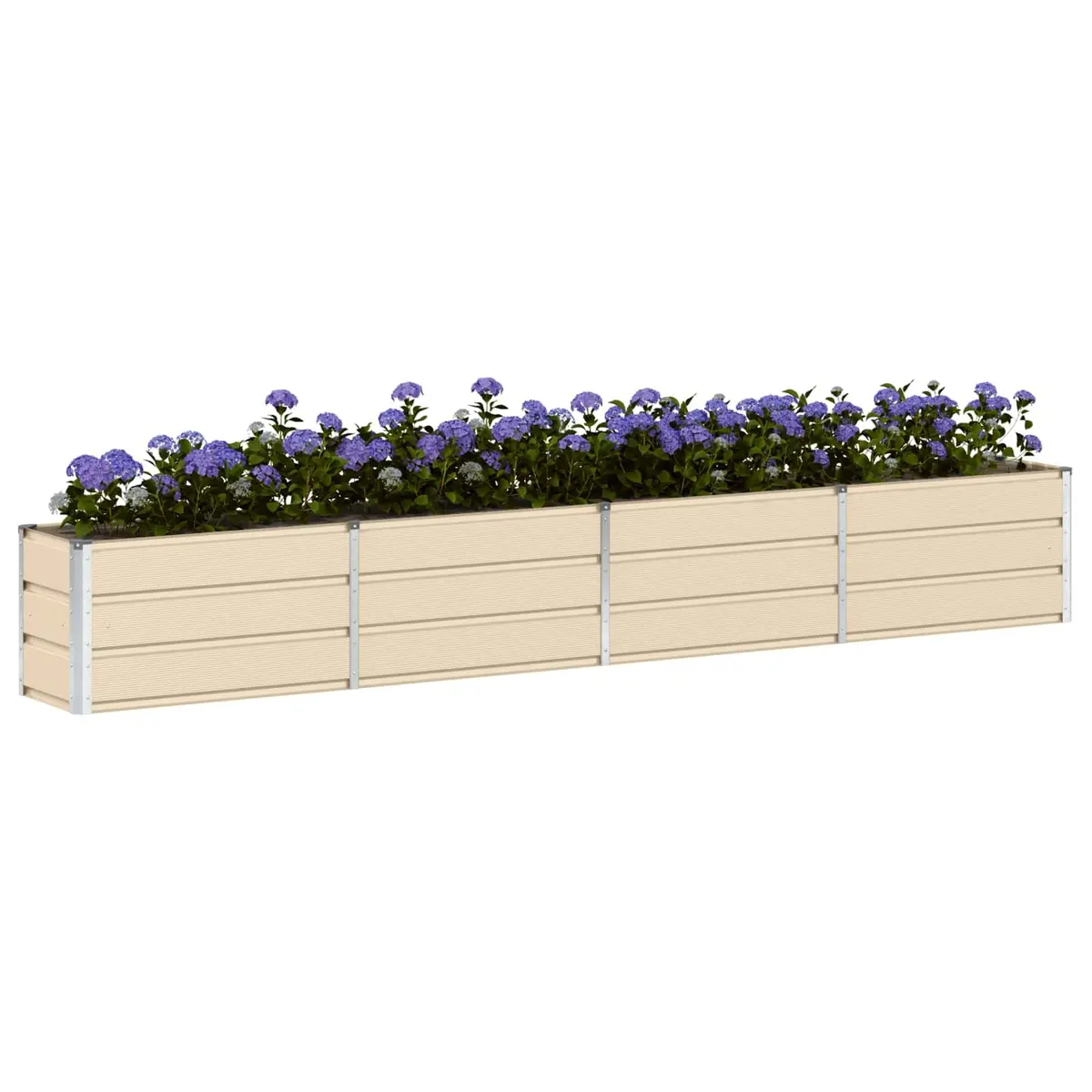 Ivory Steel Planter 320x40x45cm