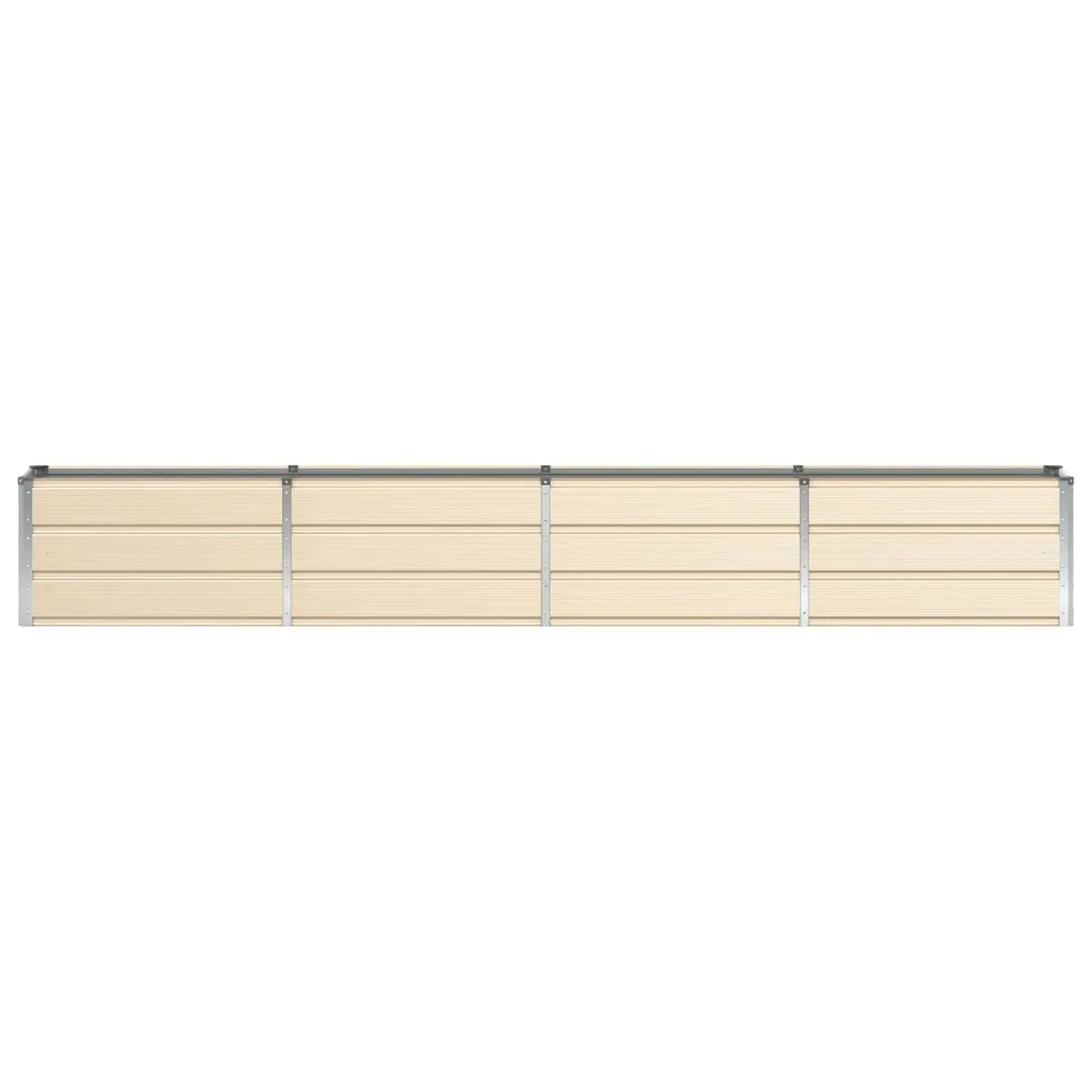 Ivory Steel Planter 320x40x45cm