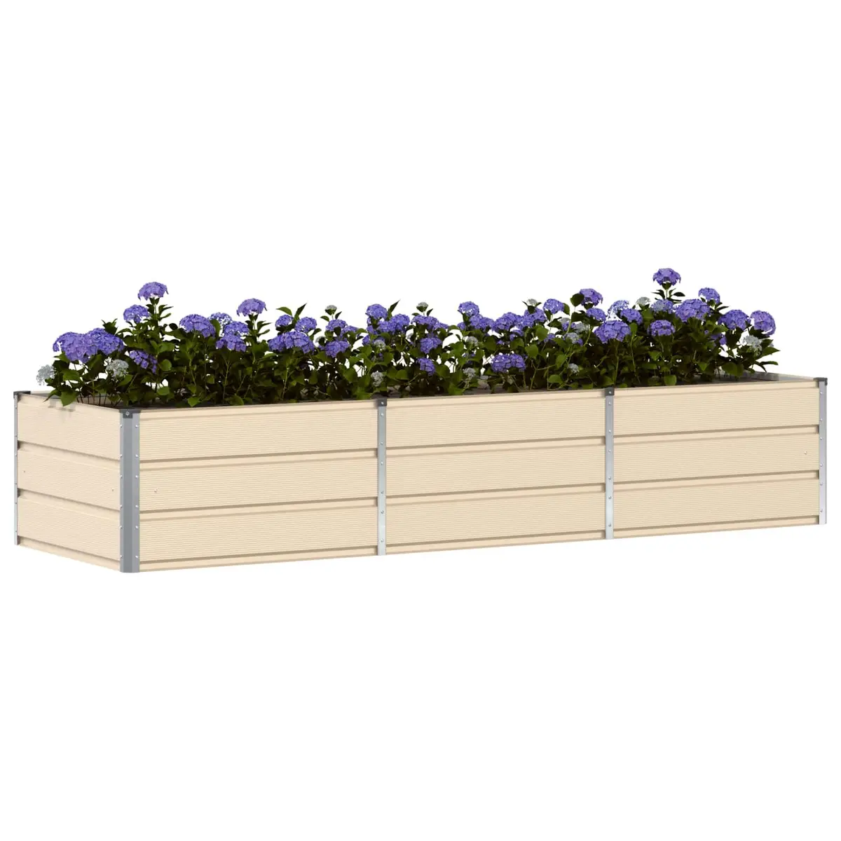 Steel Planter Indoor Outdoor Garden Pot 240x80x45cm Minimalist