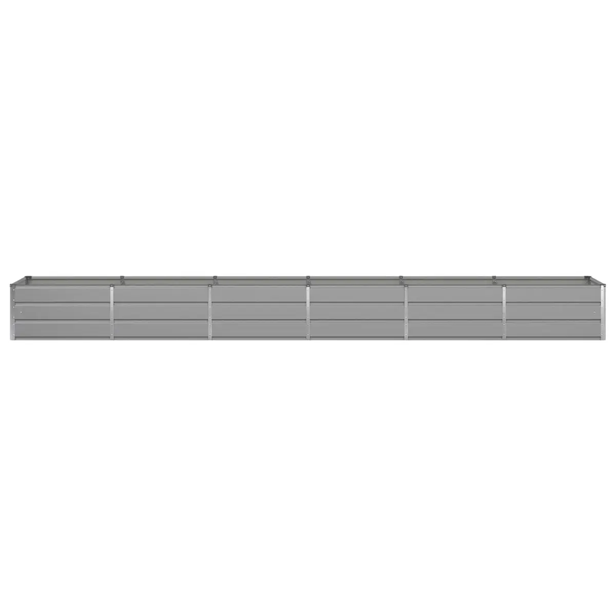 Planter Light Grey 480x80x45cm for Outdoor Use