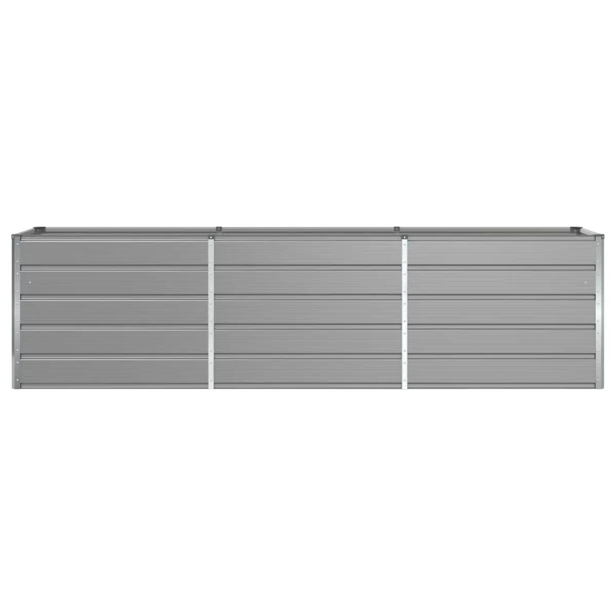Galvanised Steel Planter Garden Outdoor 290 x 50 x 75 cm