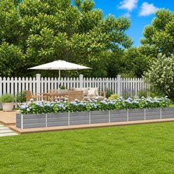 Galvanised Steel Planter Specifications: 770 x 50 x 45 cm