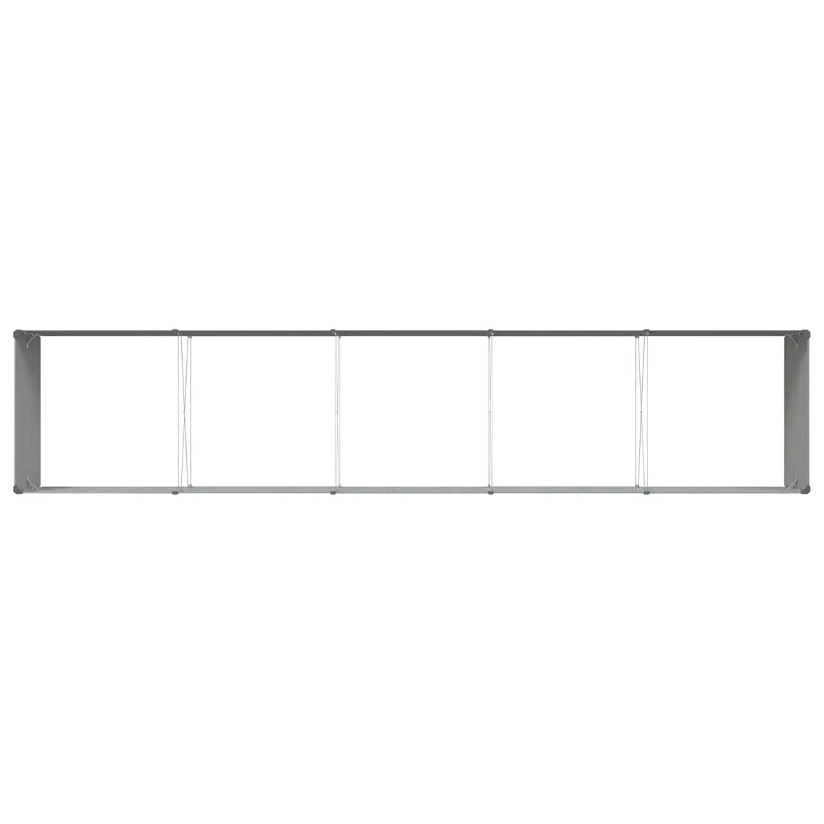 Galvanised Steel Garden Planter Outdoor Patio 480x100x45cm