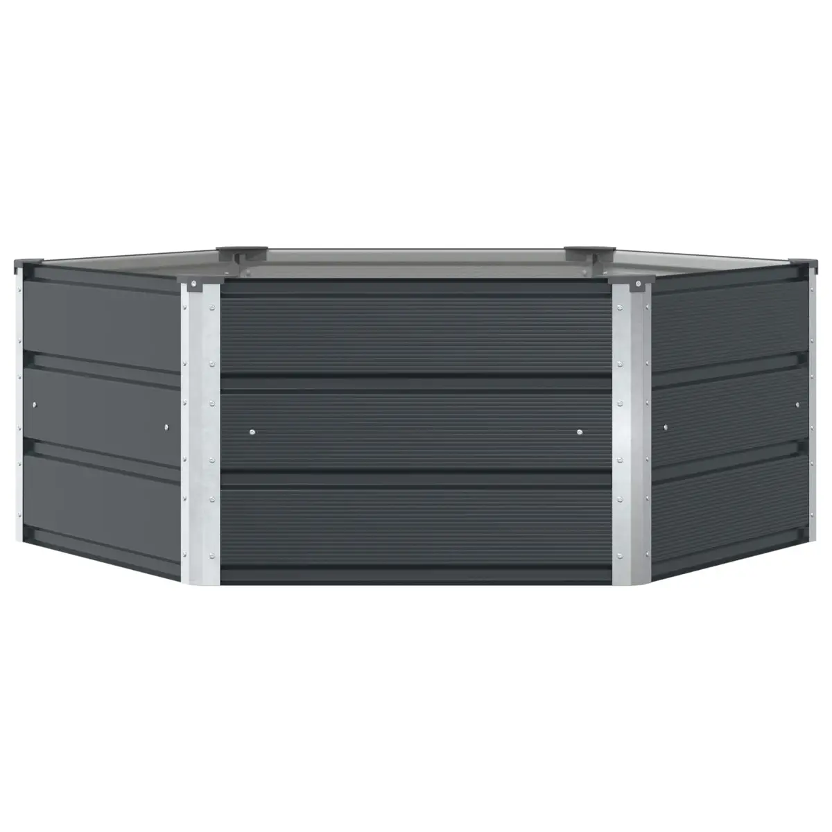 Hexagon Steel Planter Outdoor 129x129x45cm