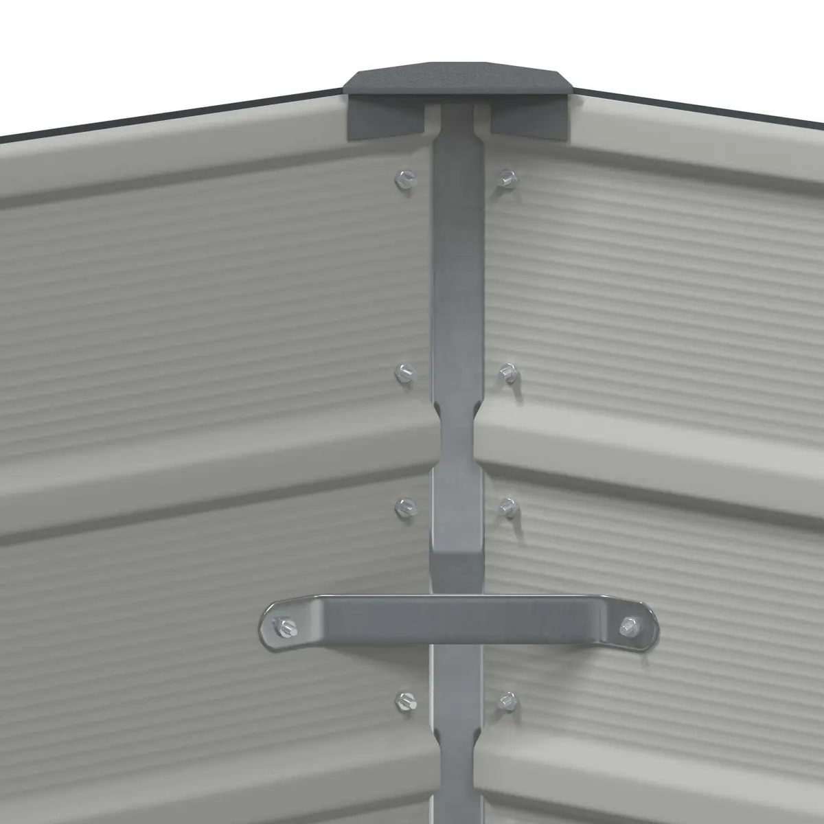 Hexagon Steel Planter Outdoor 129x129x45cm