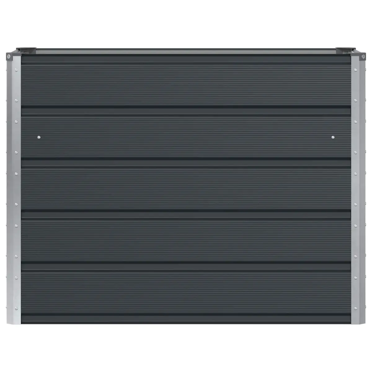 Steel Planter Anthracite Indoor Outdoor 100 x 40 x 75 cm