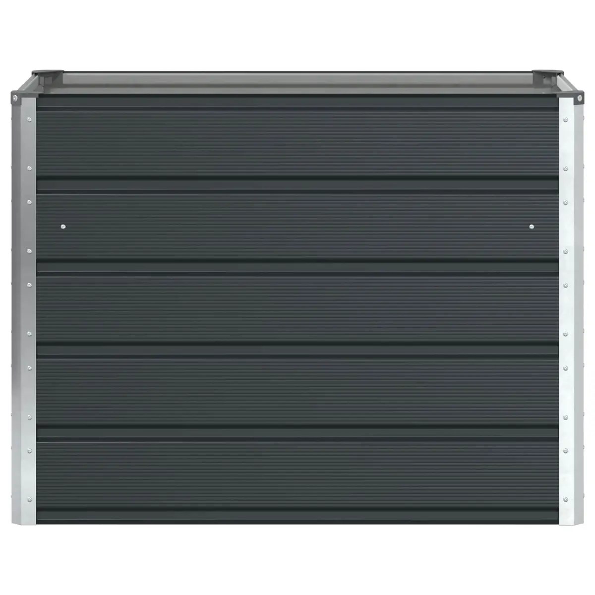 Galvanised Steel Planter Garden Outdoor 100 x 50 x 75 cm