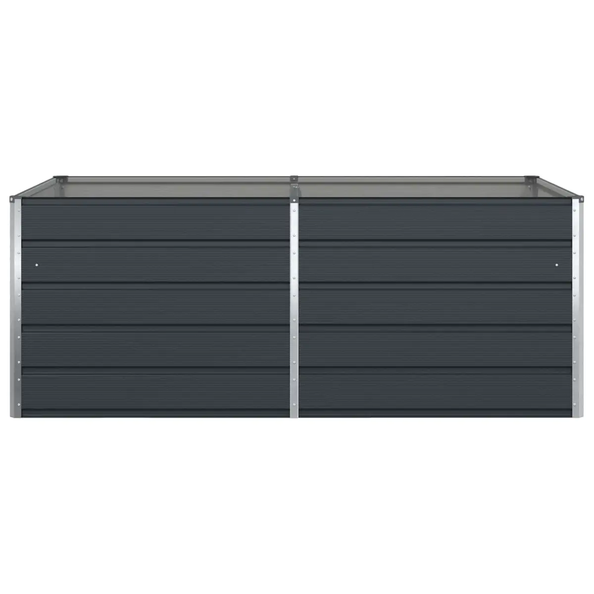 Large Anthracite Steel Planter