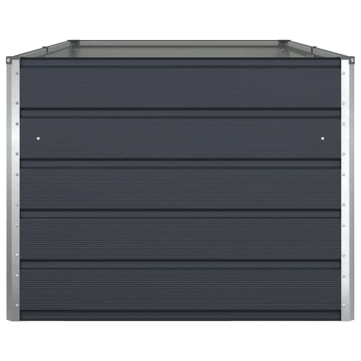 Large Anthracite Steel Planter
