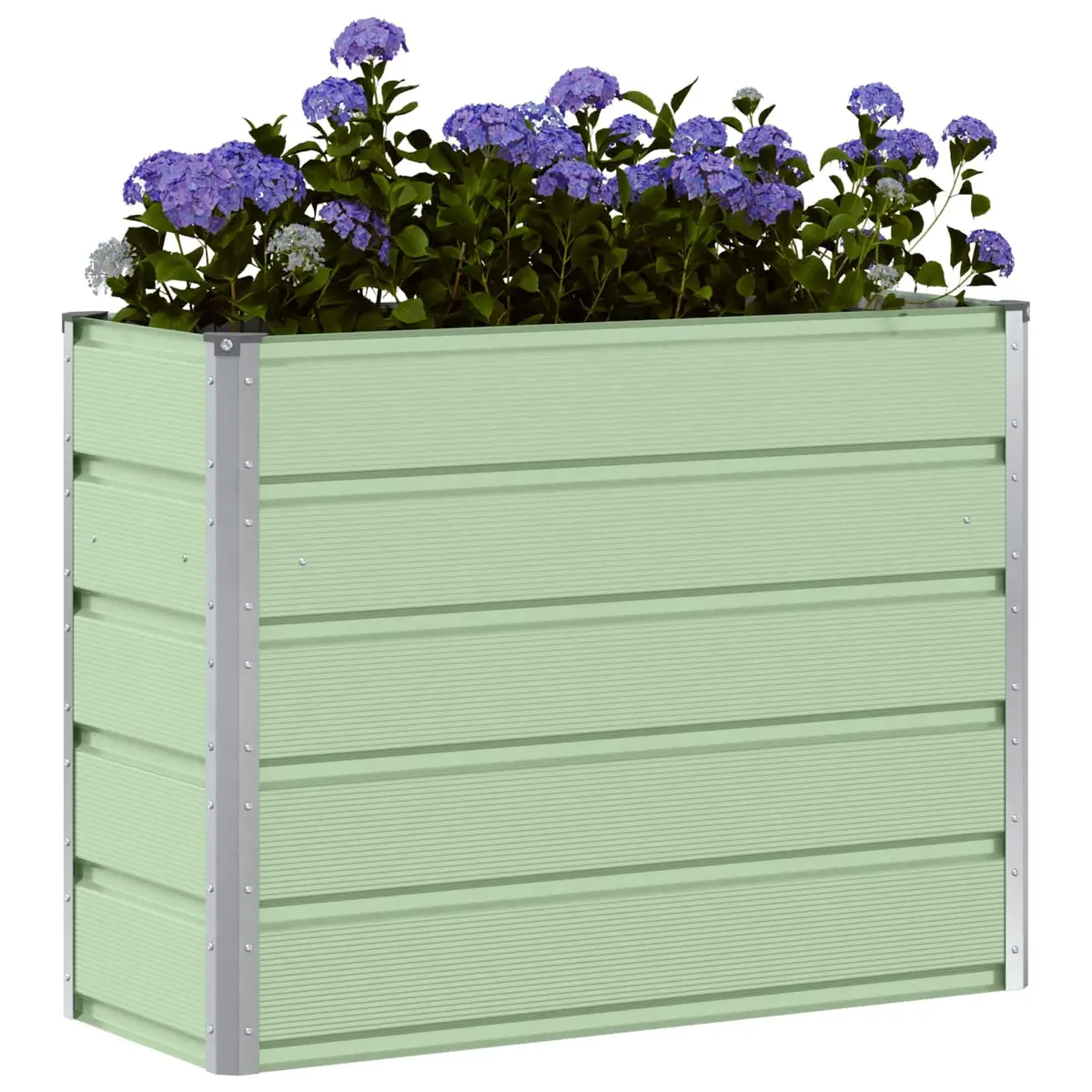 Steel Garden Planter Indoor Outdoor Use Large Pot Container 100x40x75cm