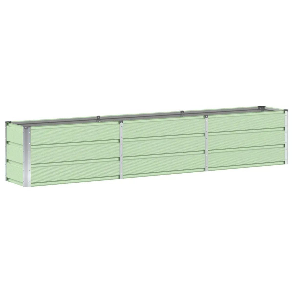 240cm Green Steel Planter