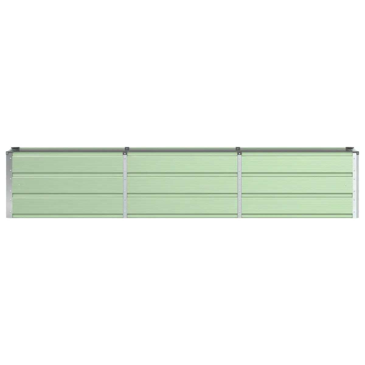 240cm Green Steel Planter