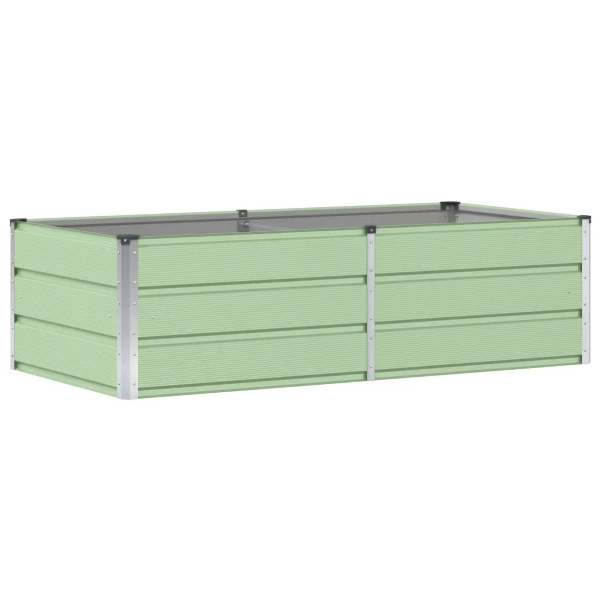 Green Steel Garden Planter Indoor Outdoor 160x80x45cm