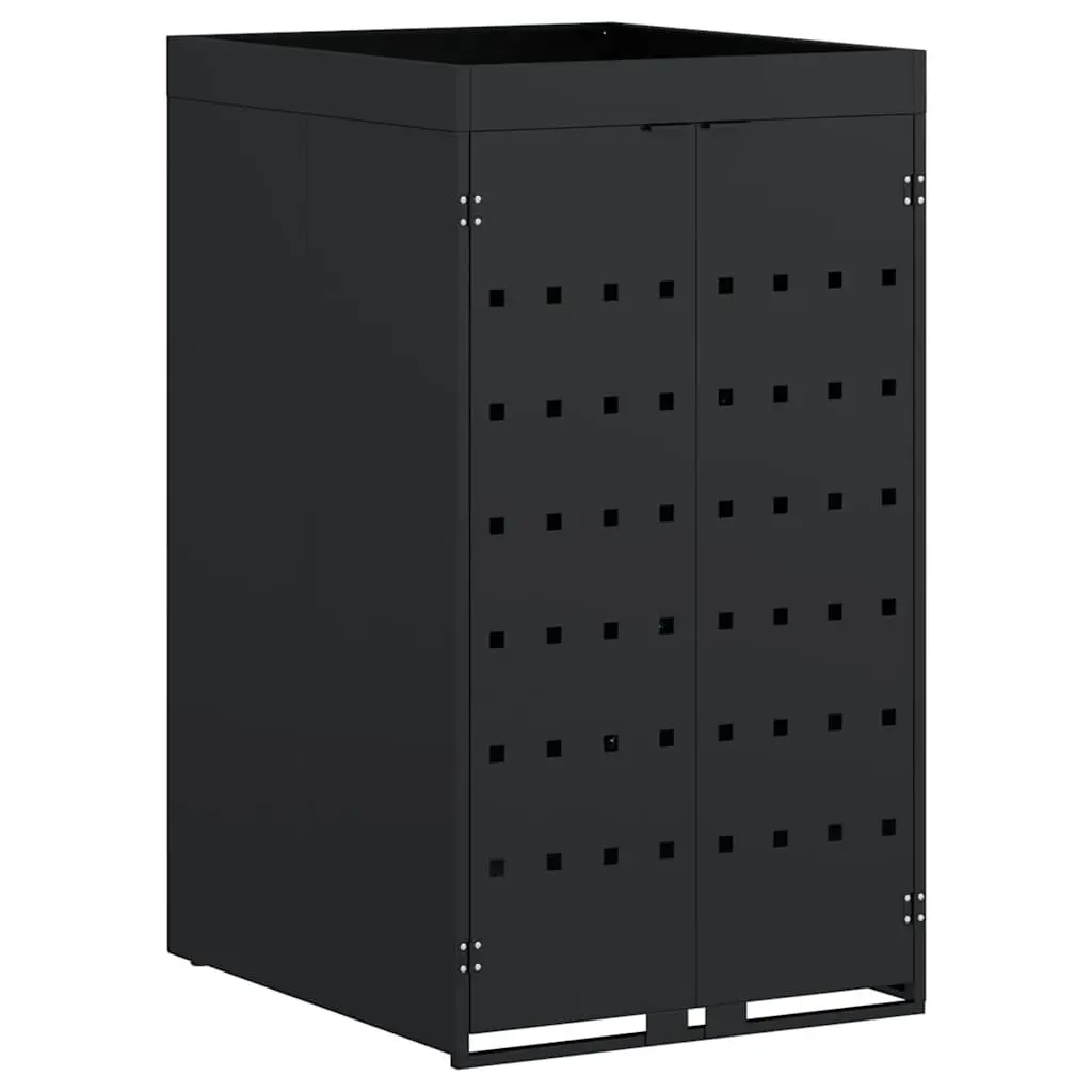 Wheelie Bin Storage Unit for Outdoor Garden Single 240L with Planter Roof