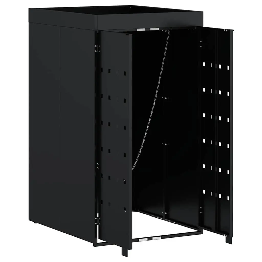 Wheelie Bin Storage Unit for Outdoor Garden Single 240L with Planter Roof
