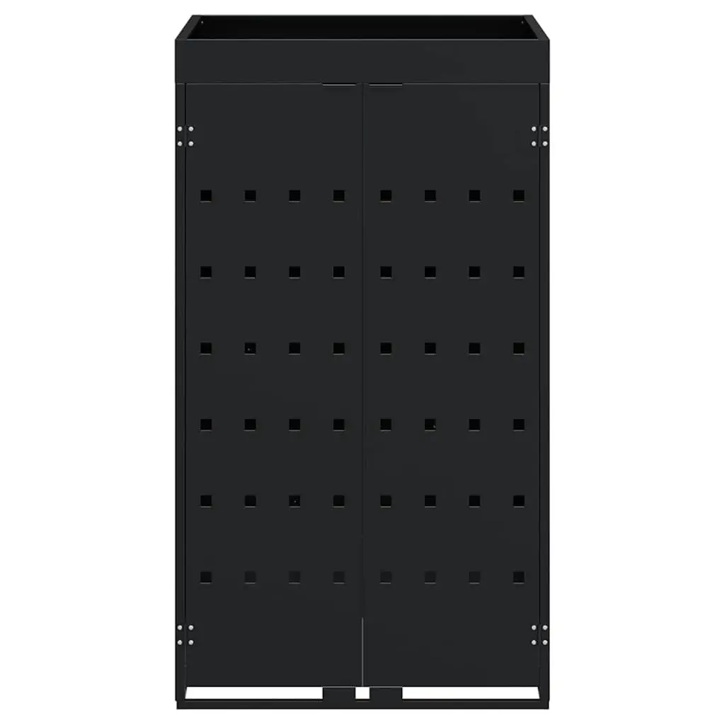 Wheelie Bin Storage Unit for Outdoor Garden Single 240L with Planter Roof