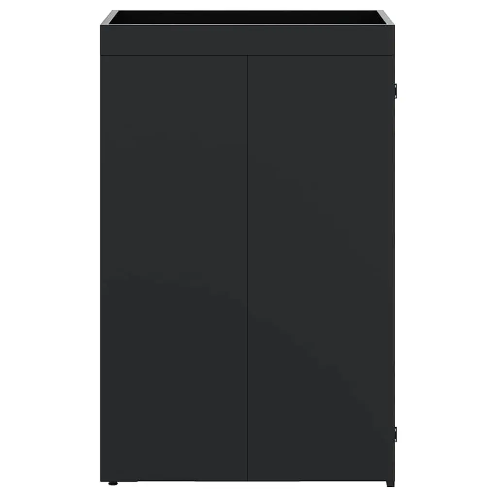 Wheelie Bin Storage Unit for Outdoor Garden Single 240L with Planter Roof