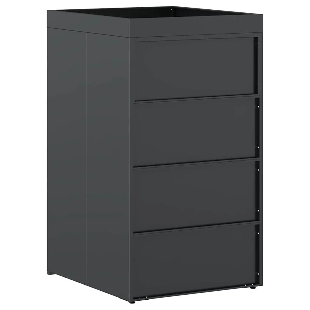 Wheelie Bin Storage for Outdoor Gardens and Terraces Single 240L Planter Roof Anthracite