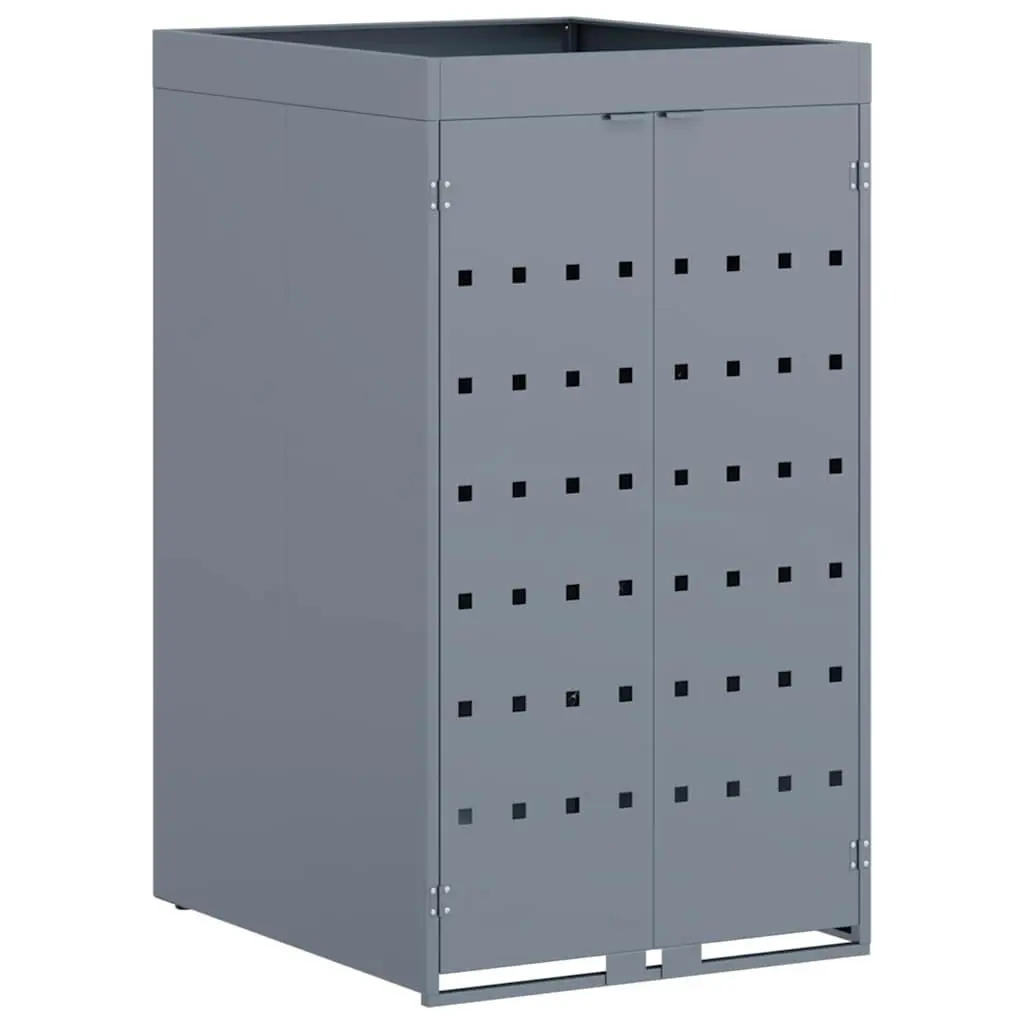 Wheelie Bin Storage Enclosure with Planter Roof for Outdoor Use Single 240L Size