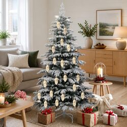 Specifications for Gold Christmas Pine Cone Ball Ornaments