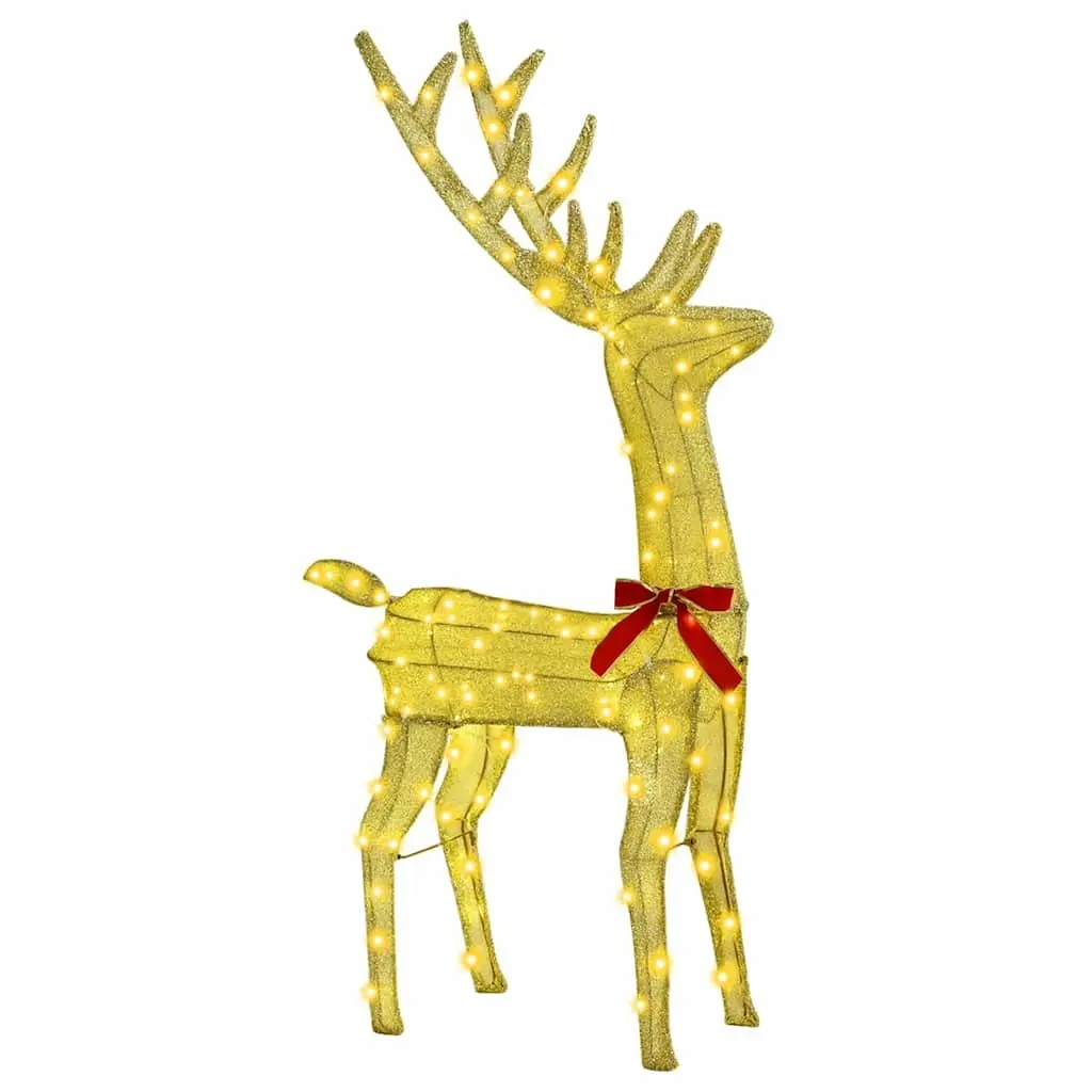 Reindeer Family Holiday Decoration Indoor Outdoor 3 Piece Warm White LED Lights