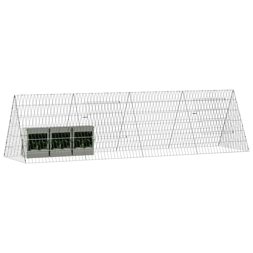 Galvanised Rabbit Cage