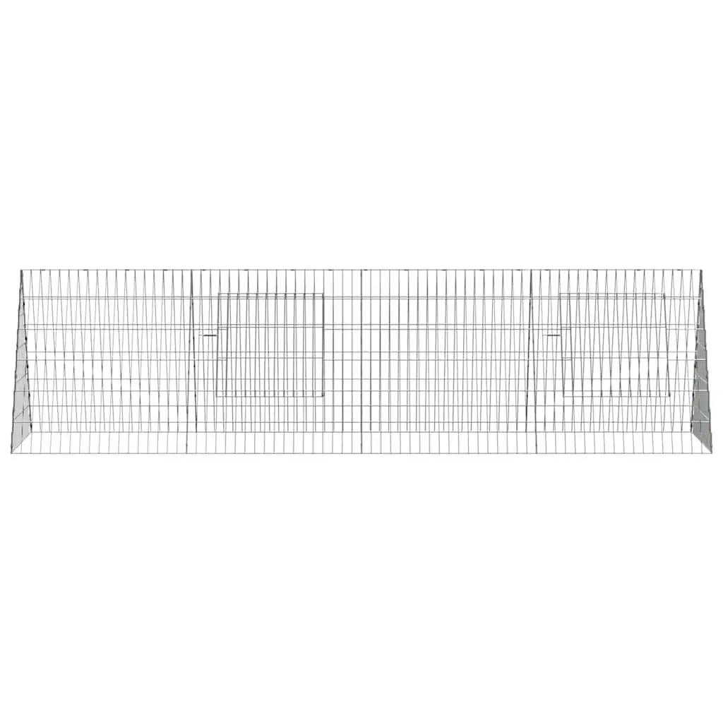 Galvanised Rabbit Cage