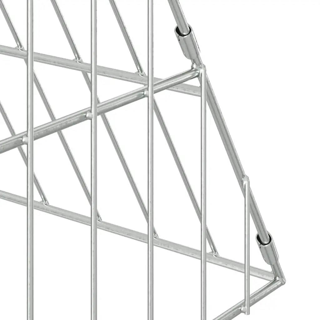 Rabbit Cage Outdoor Galvanised Steel 110x100x85cm Garden Enclosure