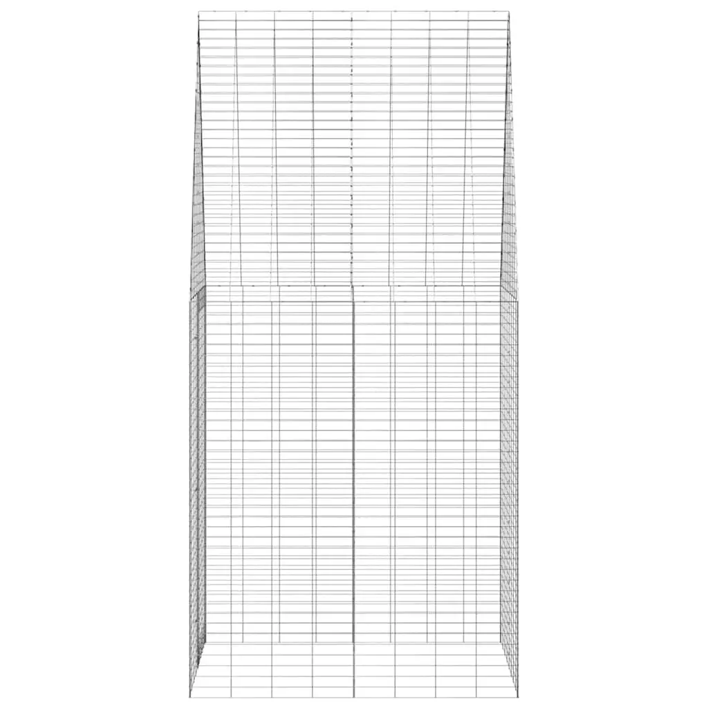 Small Animal Outdoor Habitat Cage for Garden 100 x 100 x 210 cm Galvanised Steel