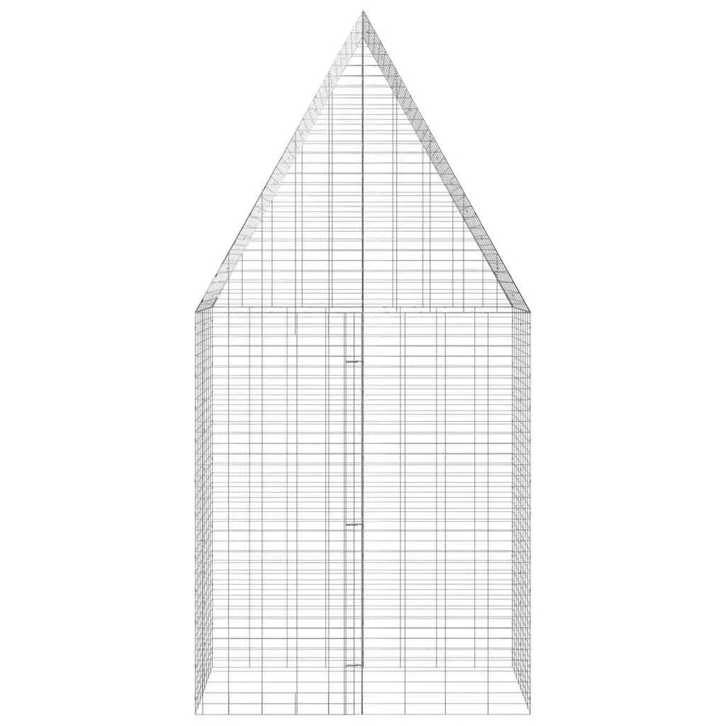 Small Animal Outdoor Habitat Cage for Garden 100 x 100 x 210 cm Galvanised Steel