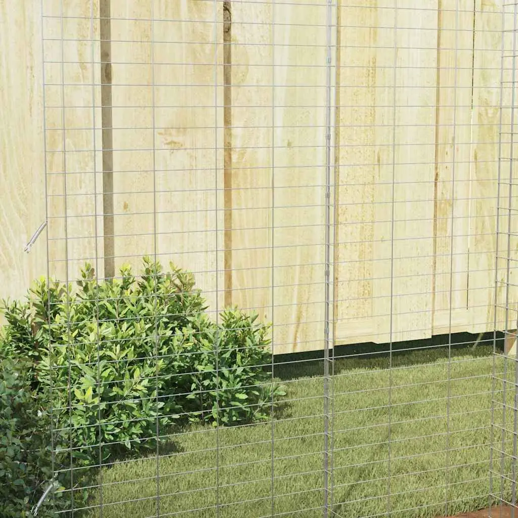 Rabbit Cage Outdoor 200x100x210cm Galvanised Steel Enclosure