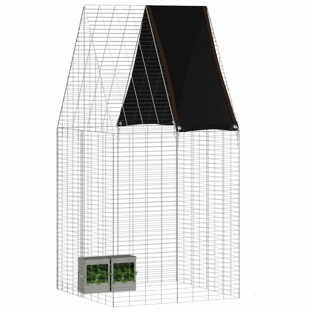 Small Animal Outdoor Habitat Cage for Rabbit Guinea Pig Hamster 100x100x210cm
