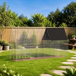 Outdoor Habitat for Small Animals: 400 x 100 x 210 cm