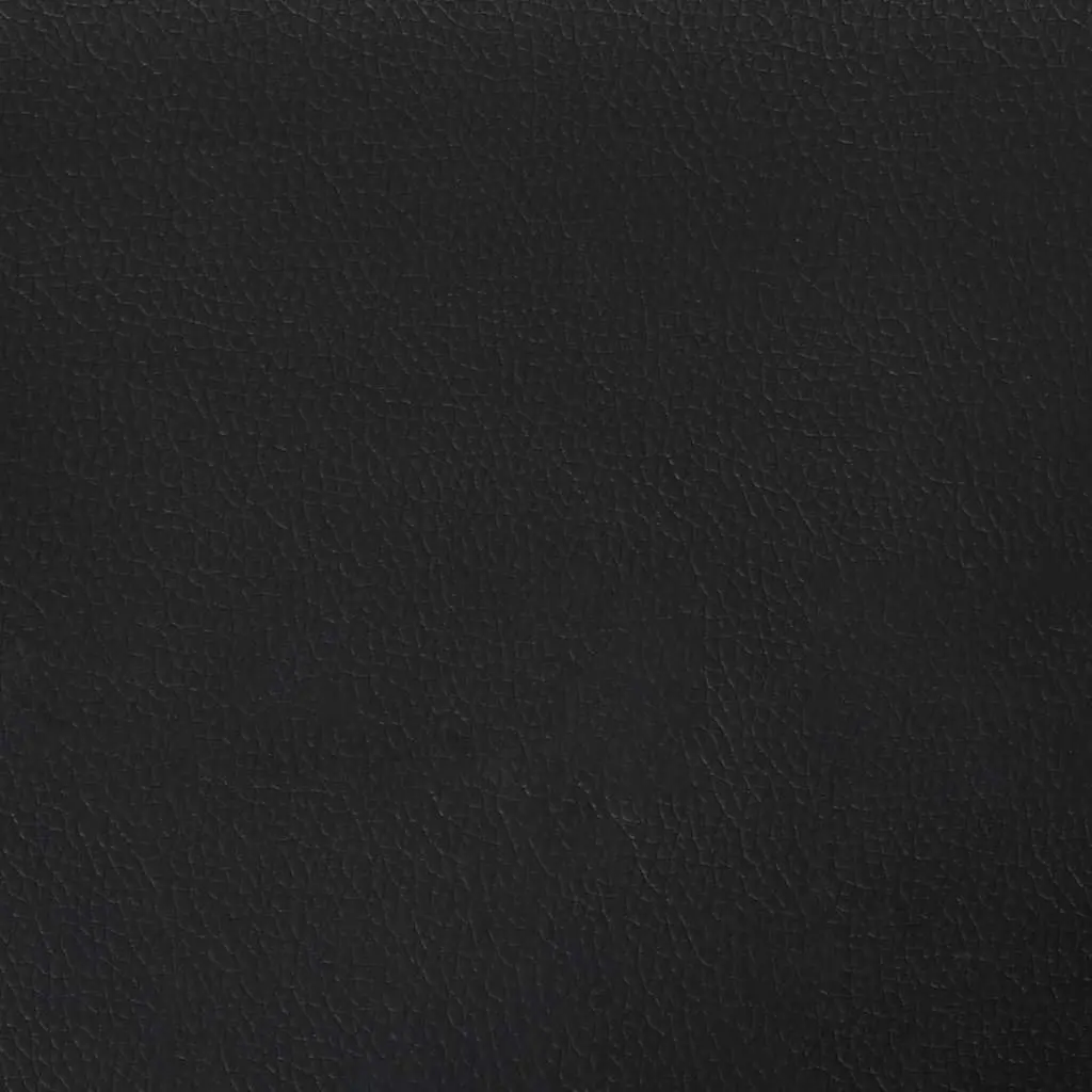 Chesterfield Bench Living Room Bedroom Black Faux Leather 1205 x 650 x 750 mm