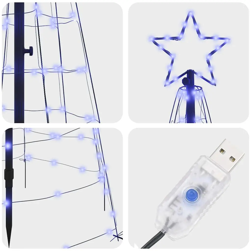 LED Christmas Tree Indoor Outdoor 250cm Blue