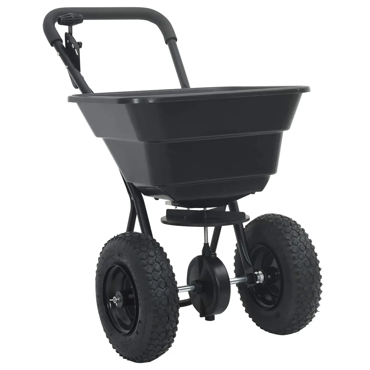 Spreader Garden Tool for Outdoor Use Black 53 x 81.5 x 78 cm
