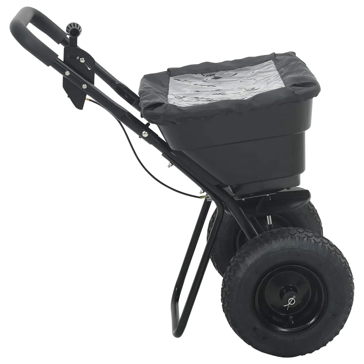 Spreader Garden Tool for Outdoor Use Black 53 x 81.5 x 78 cm