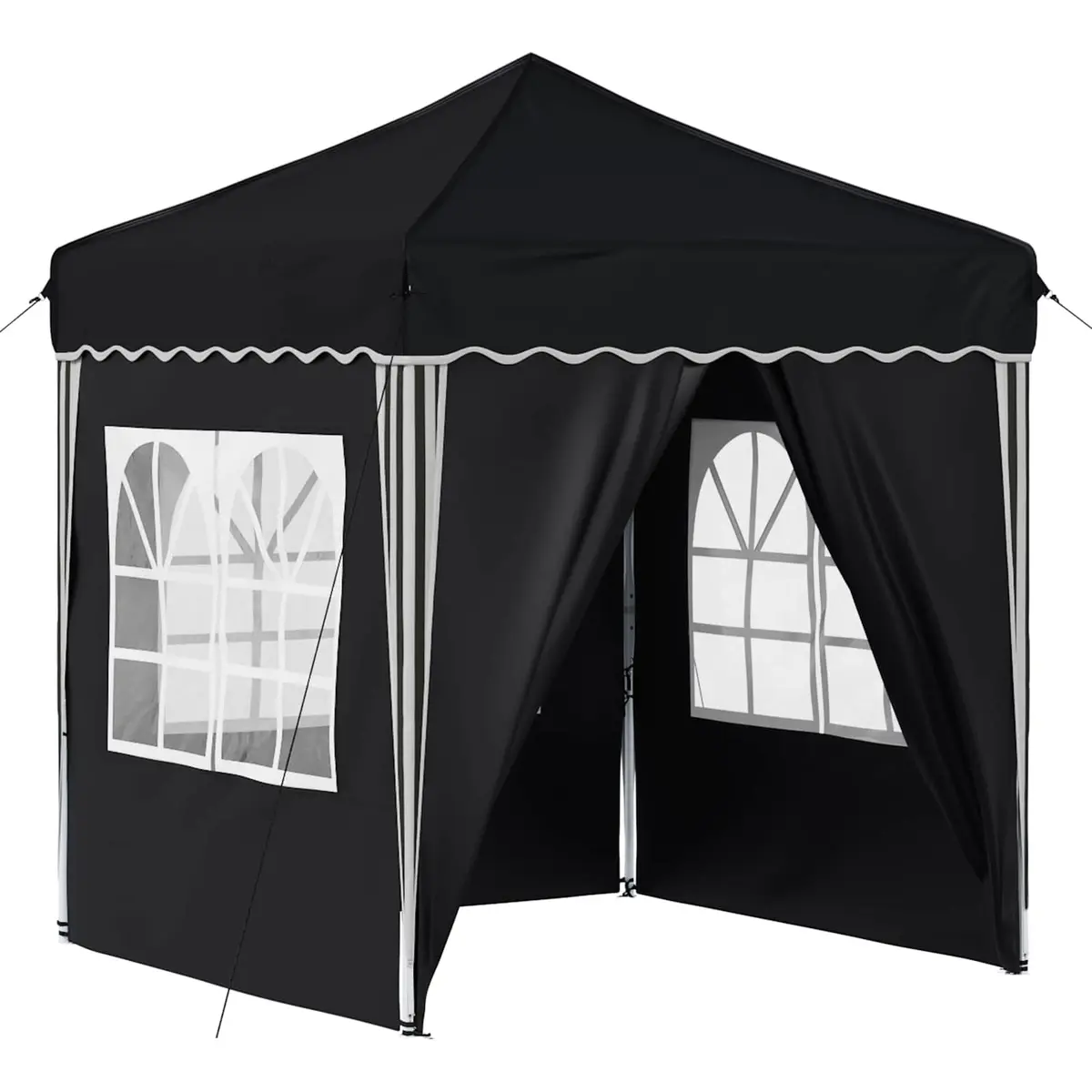Pop-up Party Tent Outdoor 195x195x245cm Adjustable Canopy Gazebo Anthracite