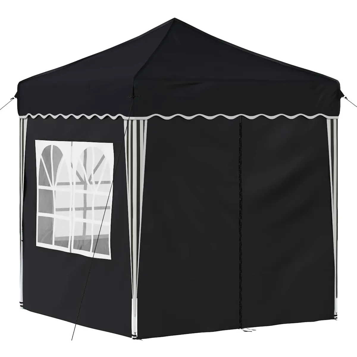 Pop-up Party Tent Outdoor 195x195x245cm Adjustable Canopy Gazebo Anthracite