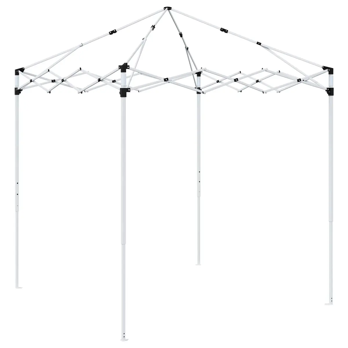 Pop-up Party Tent Outdoor 195x195x245cm Adjustable Canopy Gazebo Anthracite