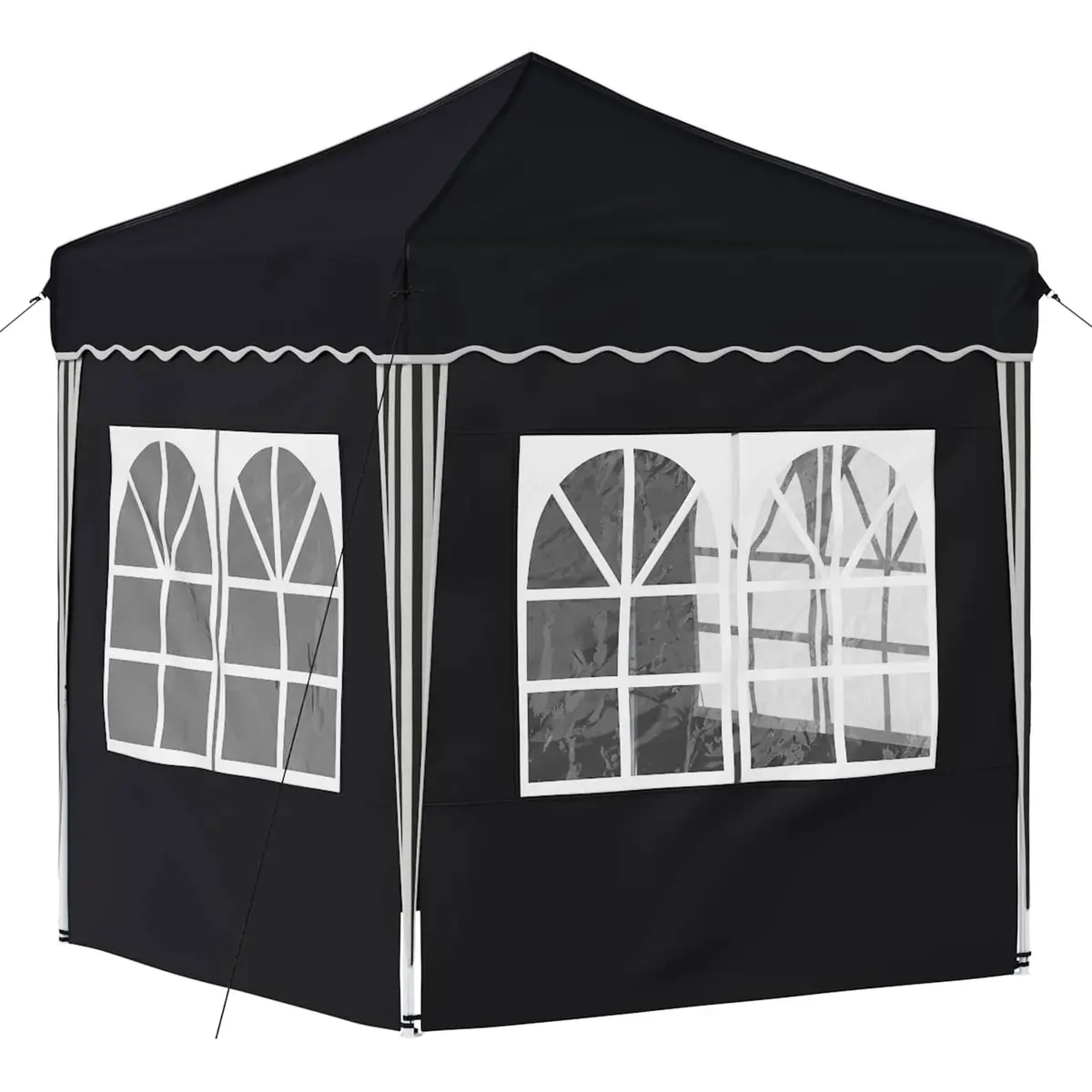 Pop-up Party Tent Outdoor 195x195x245cm Adjustable Canopy Gazebo Anthracite