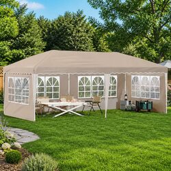 Dimensions of 575x289x245cm Cream Outdoor Canopy Tent