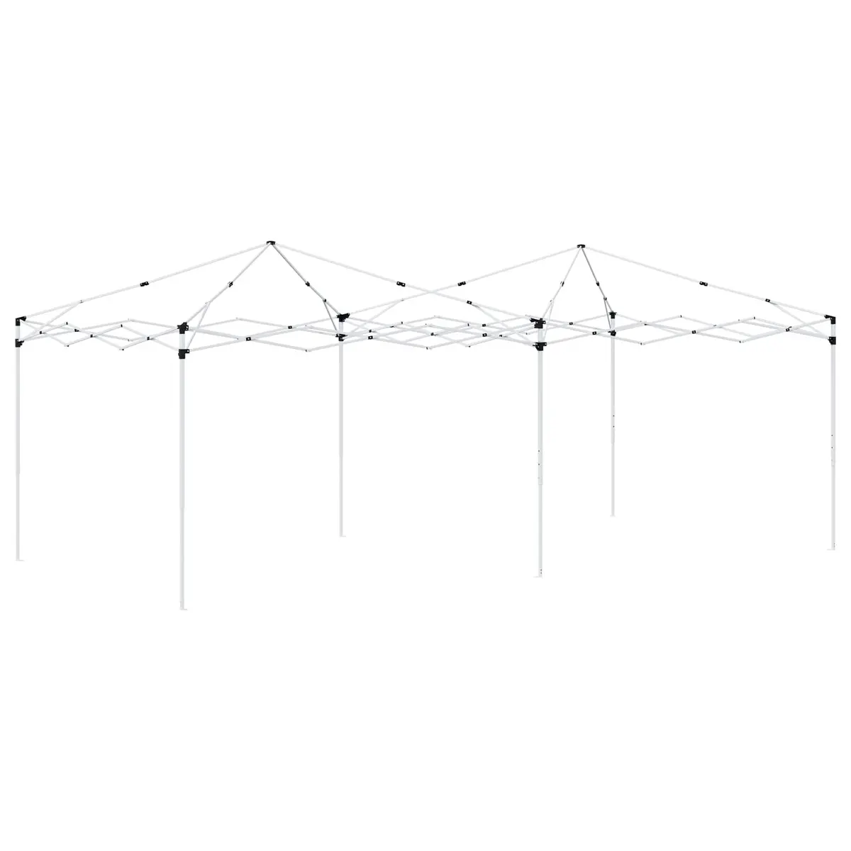 Pop-up Party Tent 575x289x245cm Cream Outdoor Canopy Gazebo Height Adjustable