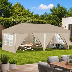 Dimensions and Features of the Cream Pop-up Canopy Tent