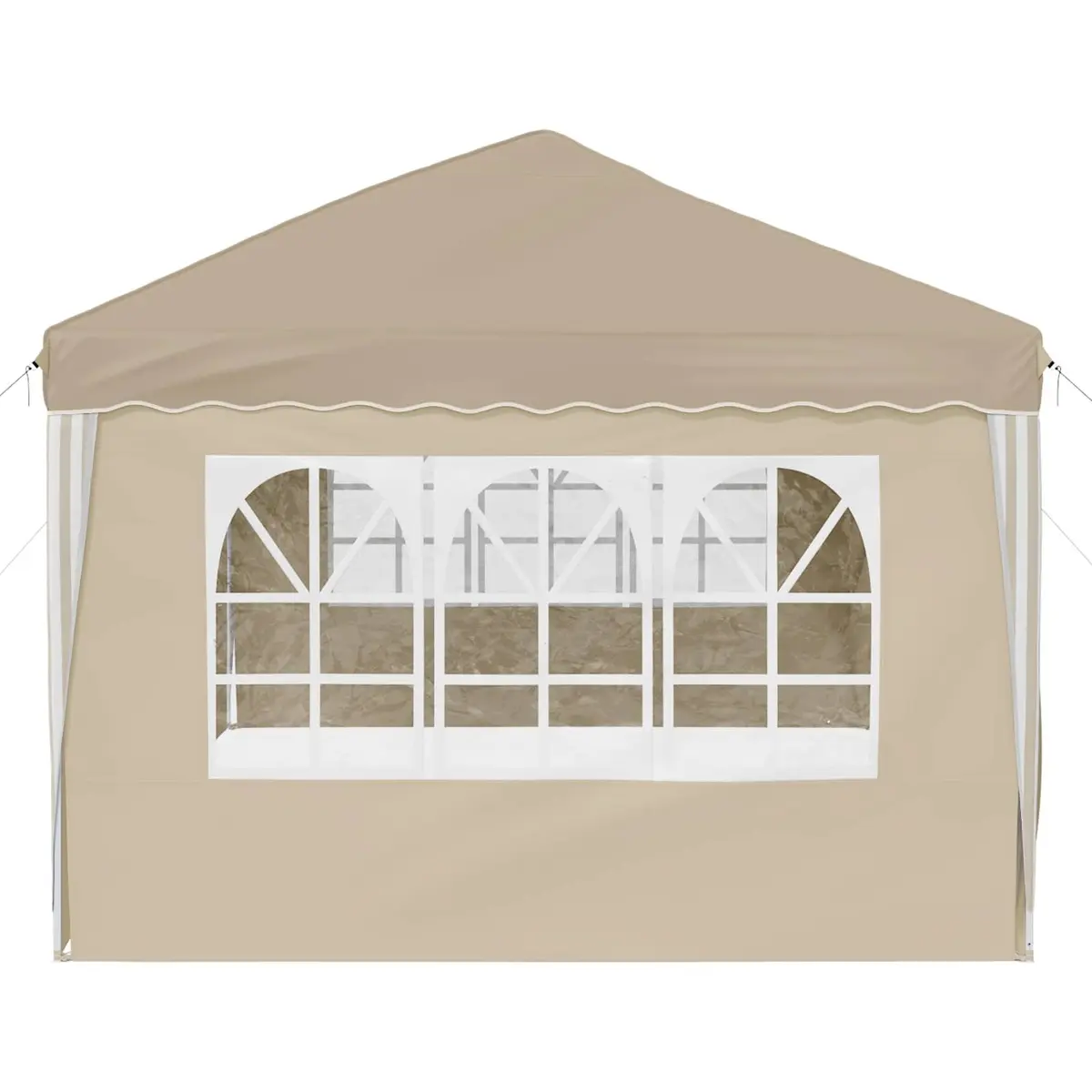 Pop-up Party Tent Outdoor Use 575x288x245cm Cream