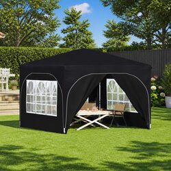 290x290cm Pop-up Party Tent with Adjustable Height