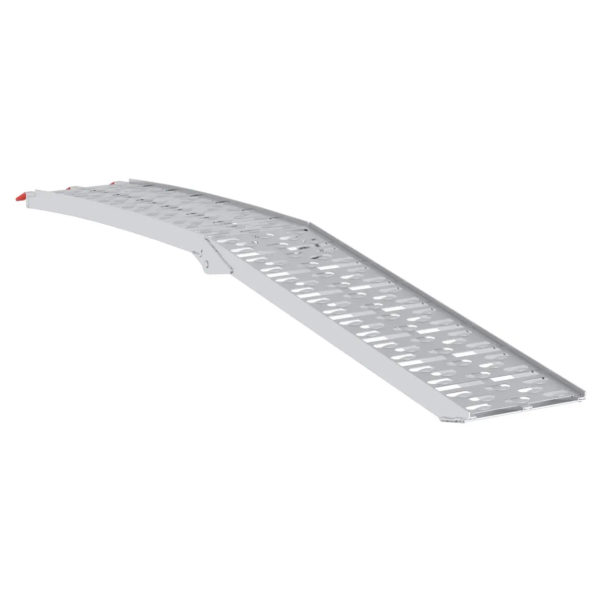 Foldable Motorcycle Ramp for Loading 340 kg Capacity Aluminium Pair Silver